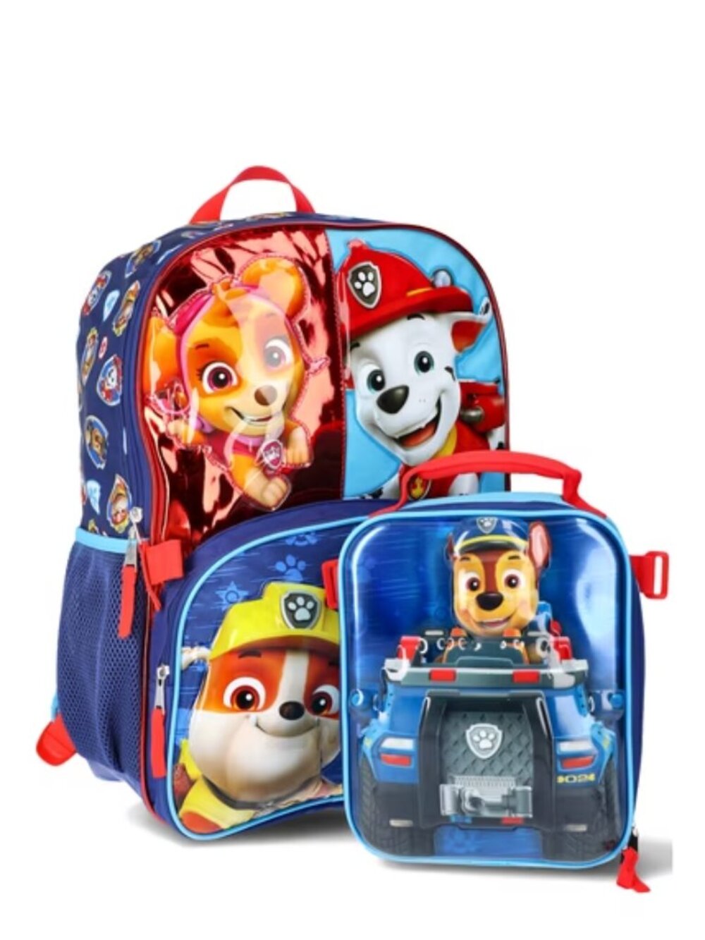 Nickelodeon Paw Patrol Kids 17" Backpack and Lunch Bag NWT